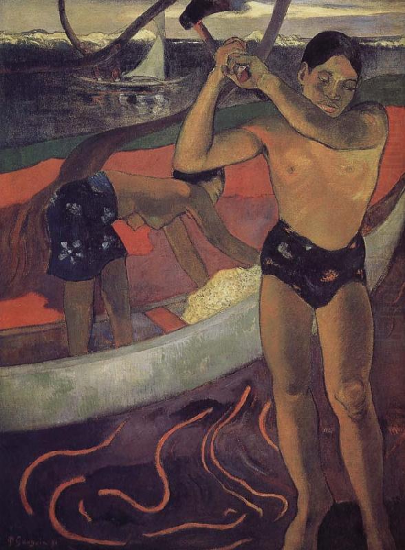 Paul Gauguin Helena ax man china oil painting image